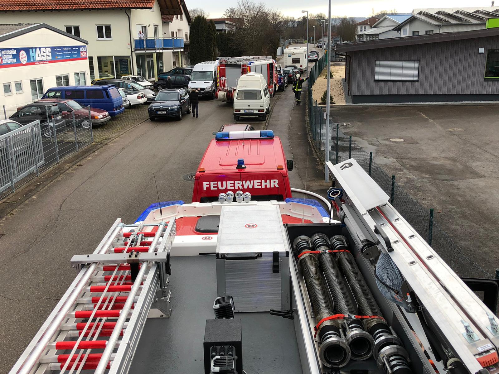                                                     Überlandhilfe Brand Gefahrgut in Mögglingen 15.12.2020                                     