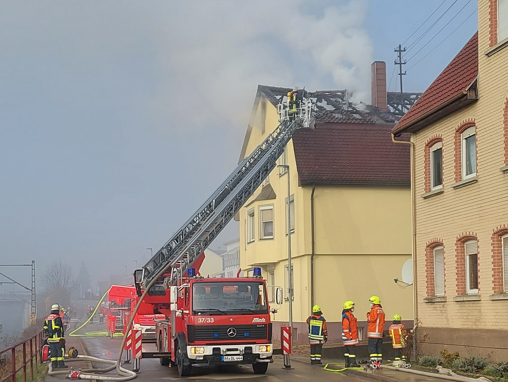                                                     Brand Bahnhofstraße 11.11.2021                                    