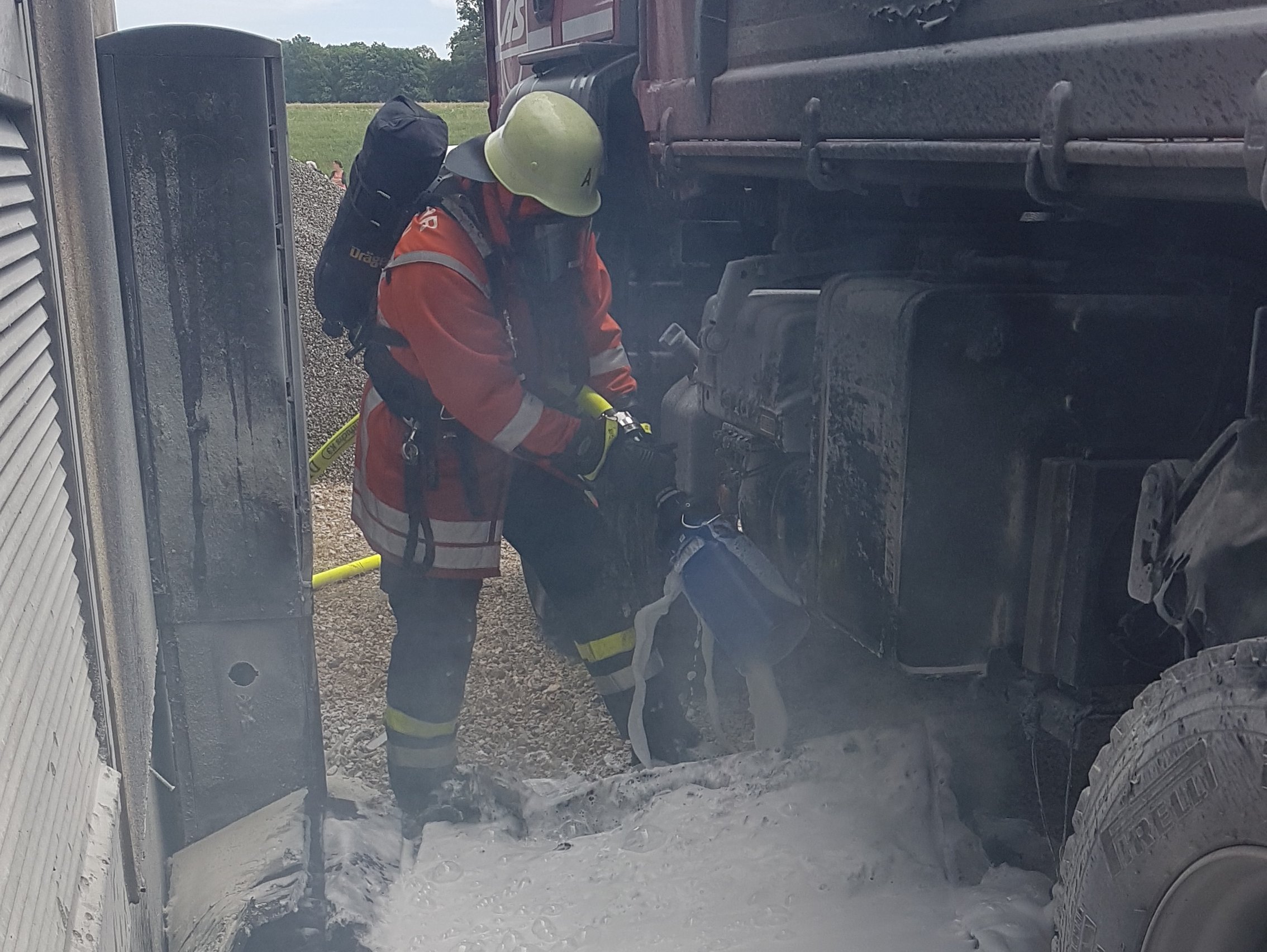                                                     Brand Elektroverteiler und LKW 08.07.2020                                    